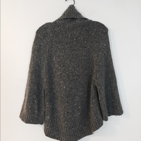 Theory Cowl Neck Cozy Sweater in Gray, P/TP - Picture 8 of 12